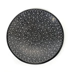 Mud Cloth Black Platter - 12"