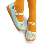 Chocolaticas® Atomic Pretzel Women's Mary Jane Flat by Hot Chocolate Design