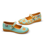 Chocolaticas® Atomic Pretzel Women's Mary Jane Flat by Hot Chocolate Design