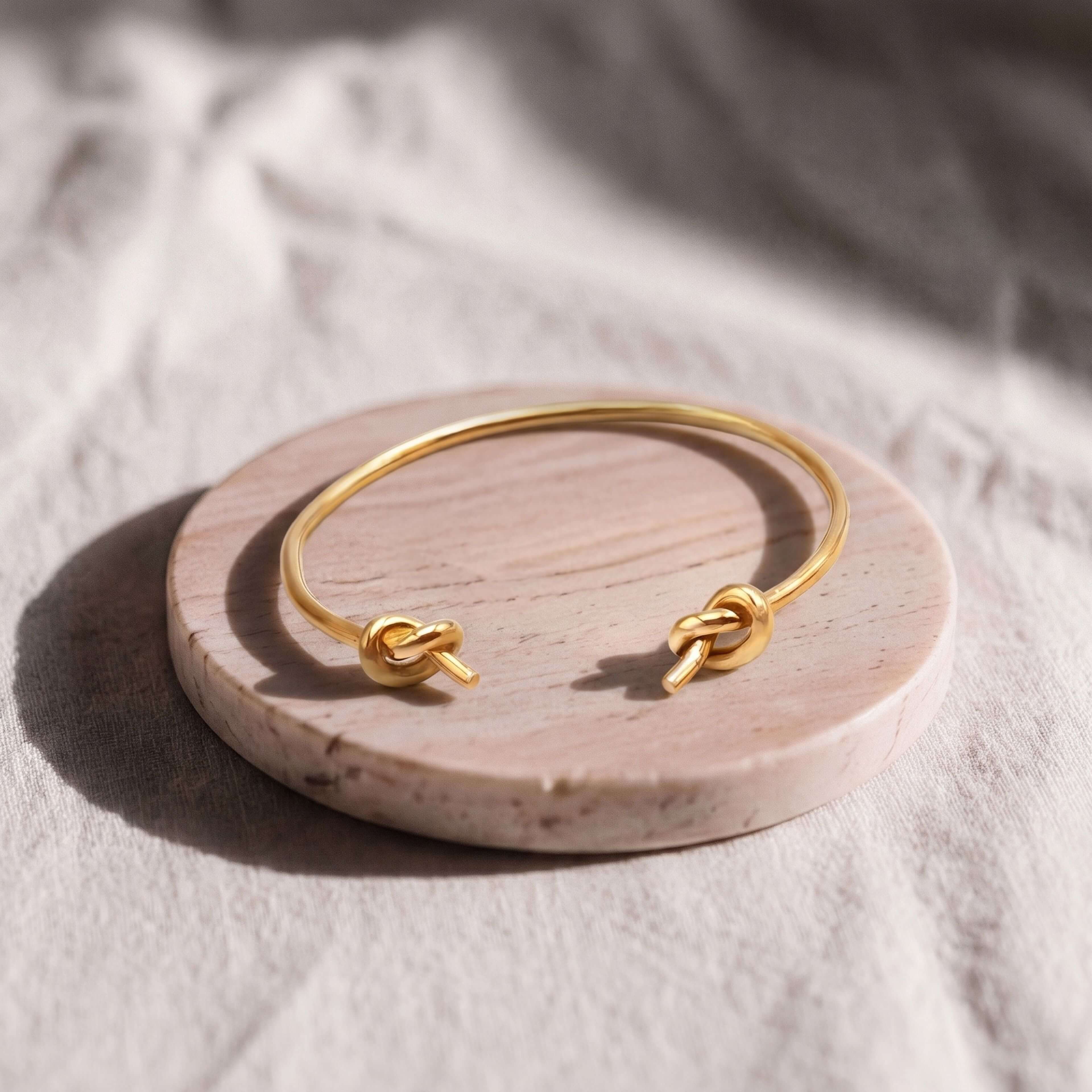 Mji Cuff Double Knot Bracelet for Women