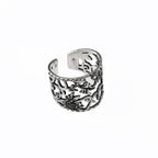 Sterling Silver Letters Ring