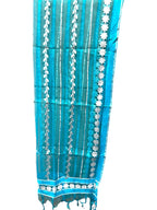 Dupatta with Silver Gota Work