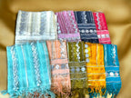 Dupatta with Silver Gota Work