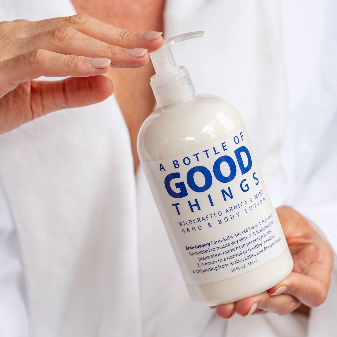 Arni•cover•y Arnica + Mint Lotion ~ 16 oz. by Essential Journeys