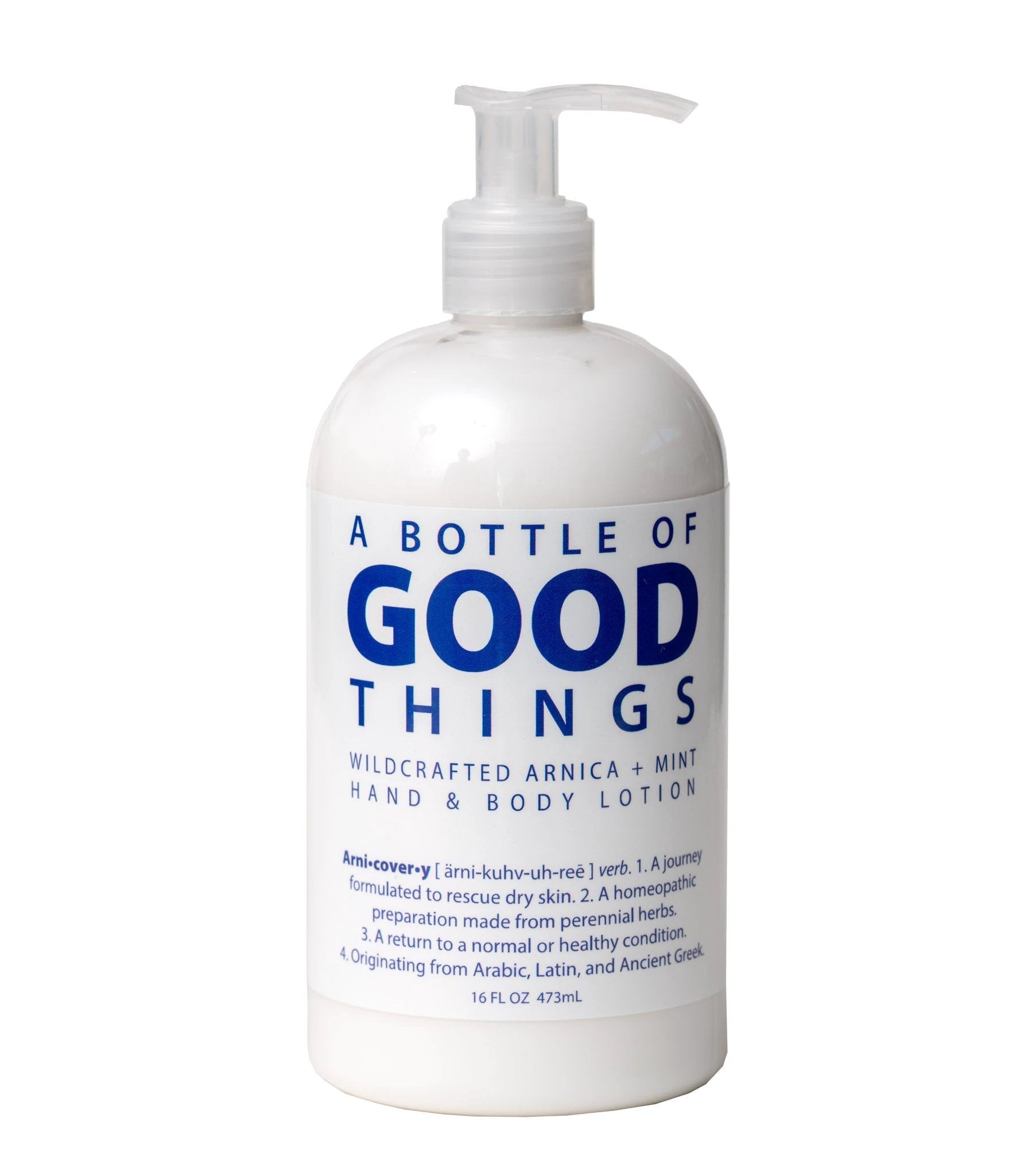 Arni•cover•y Arnica + Mint Lotion ~ 16 oz. by Essential Journeys