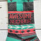 Awesome Neighbor Socks | Unisex Funny Gift Socks | Gift for Her by The Bullish Store
