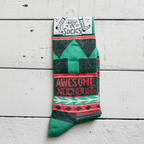Awesome Neighbor Socks | Unisex Funny Gift Socks | Gift for Her by The Bullish Store