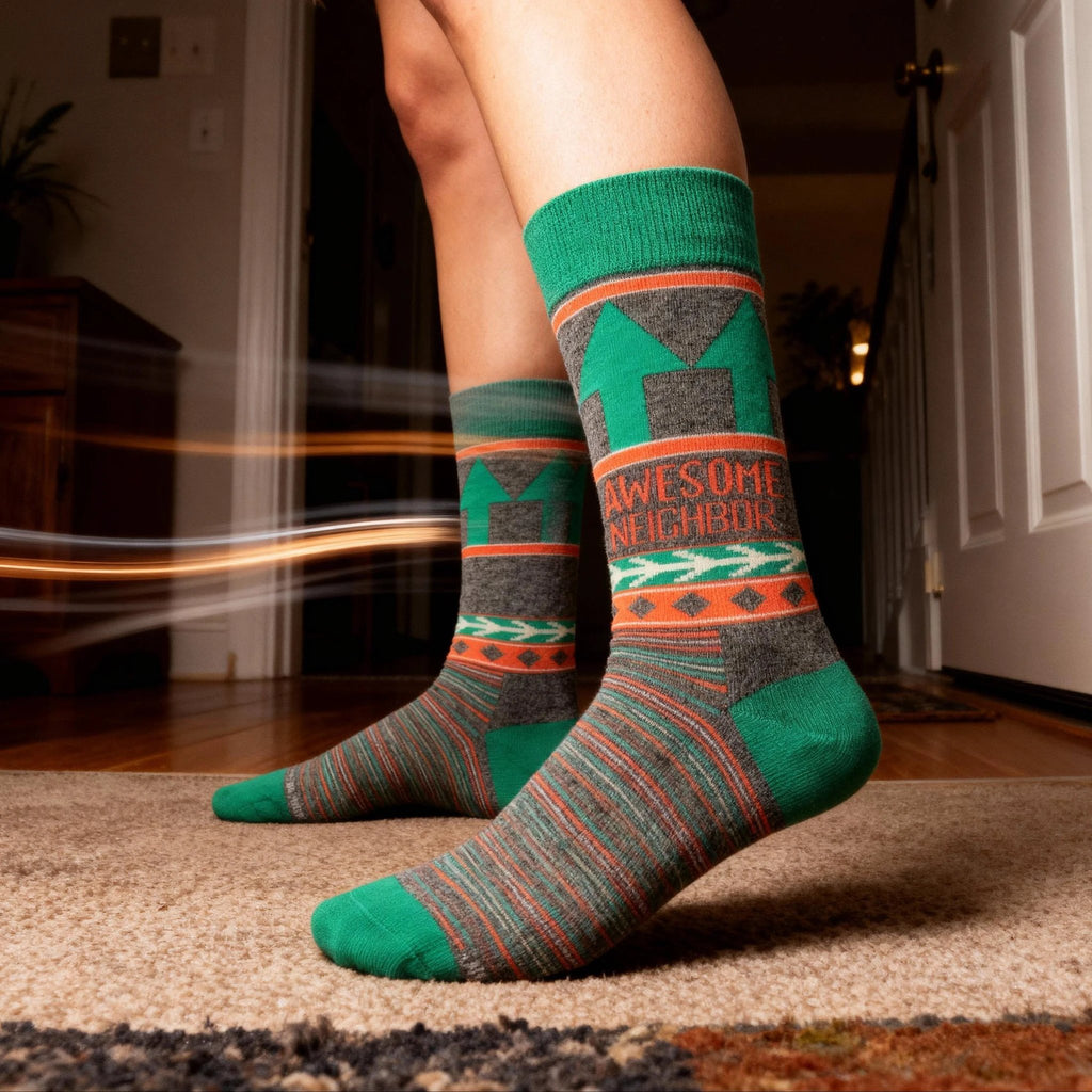 Awesome Neighbor Socks | Unisex Funny Gift Socks | Gift for Her by The Bullish Store