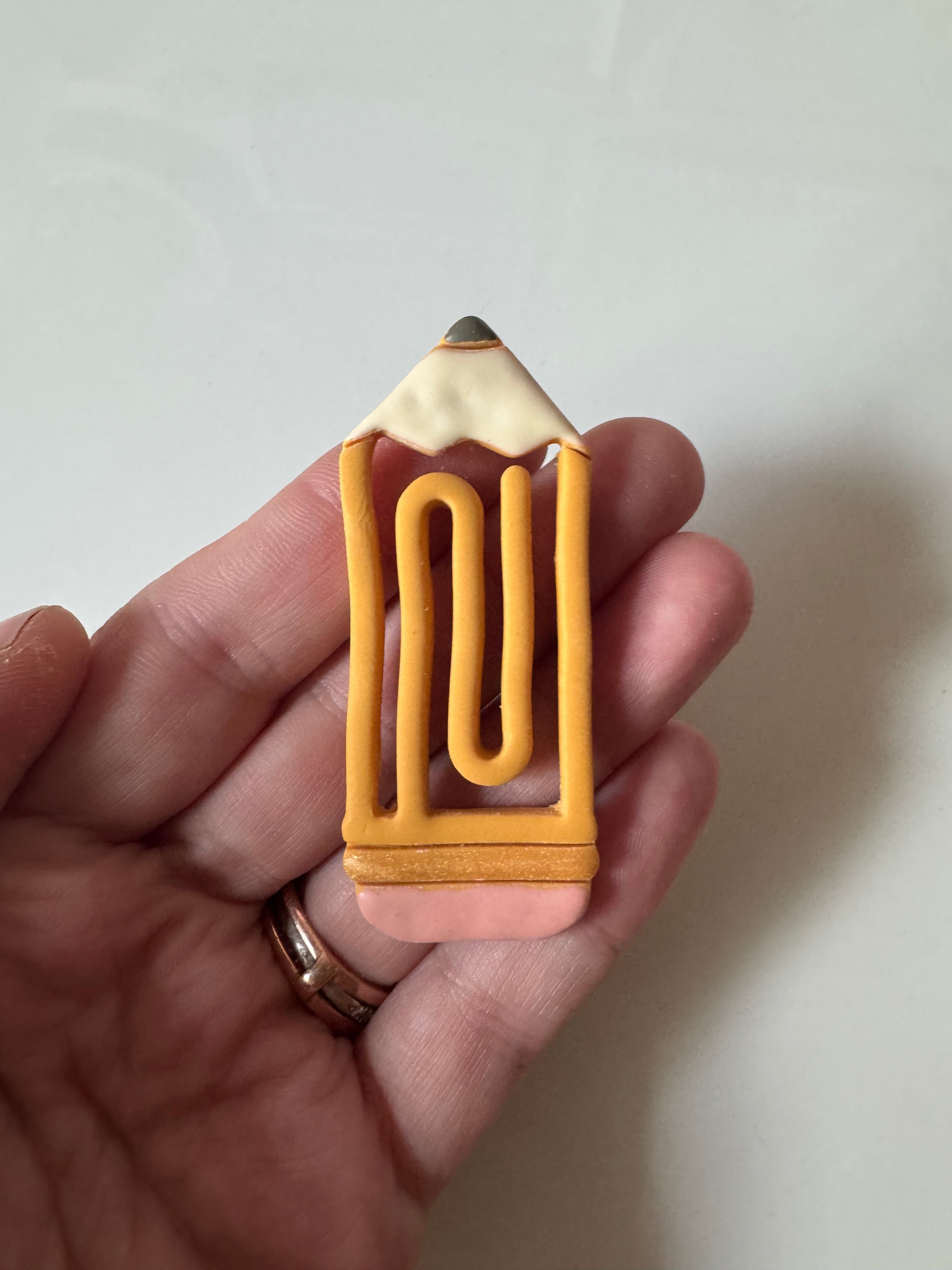 Clay Pencil Bookmark