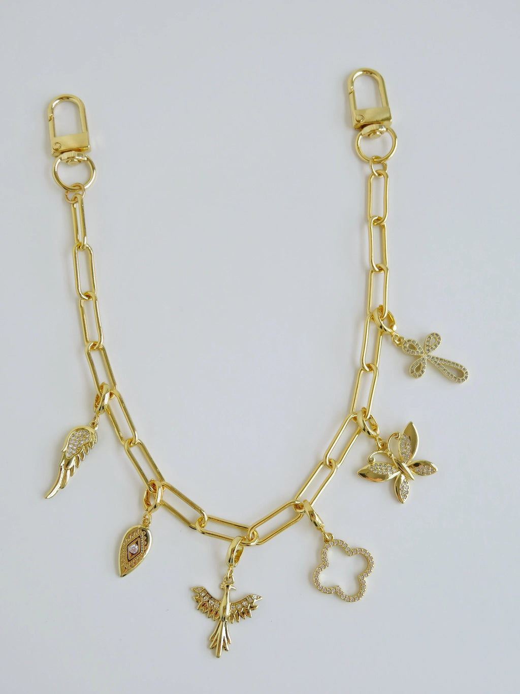 Charm Bar Chain - 18k Gold Plated - Handbag Chain by Curated By Suarez