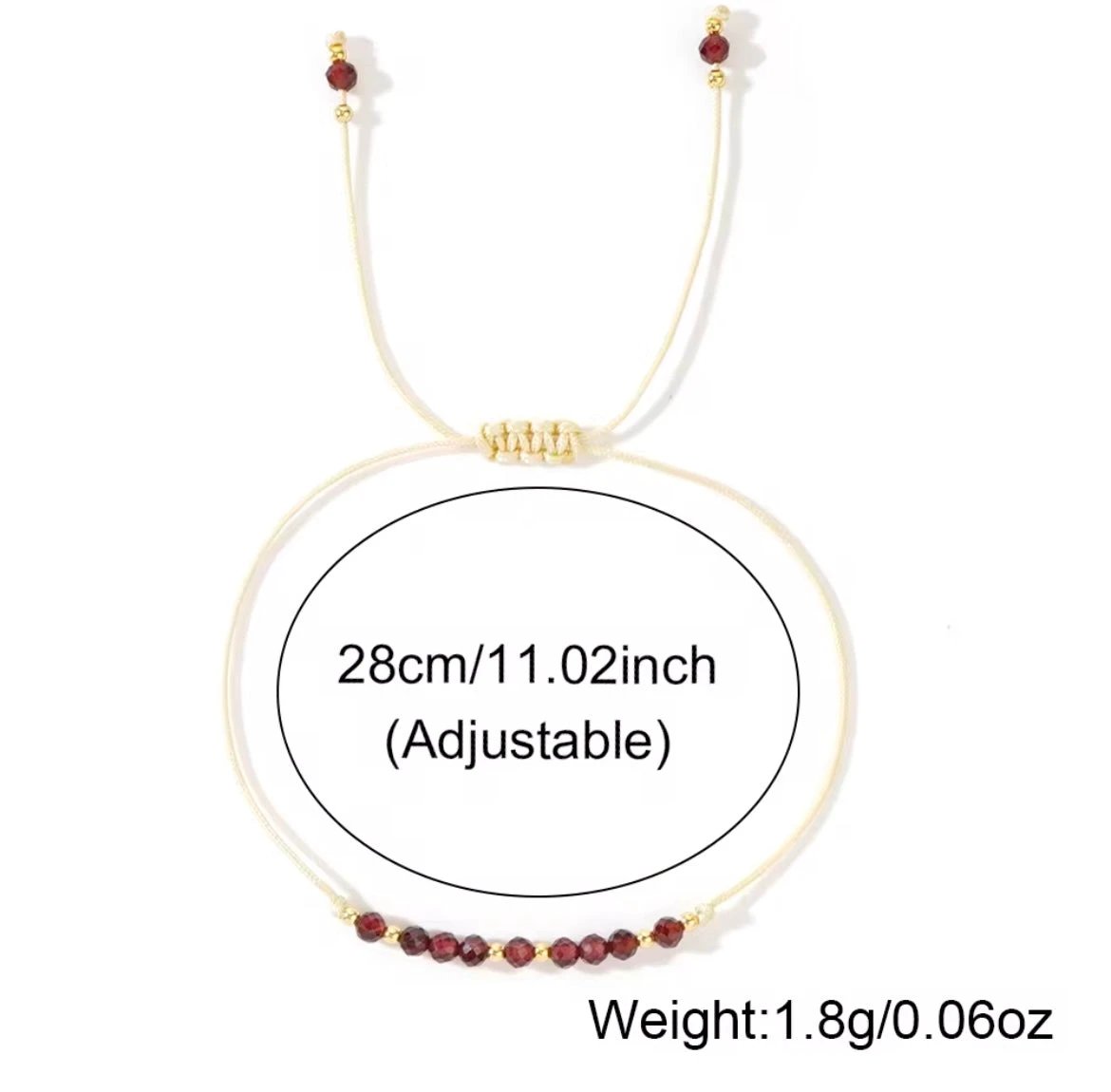 Crystal Birthstone Bracelet by Curated By Suarez