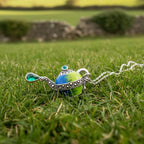 Spot of Tea Teapot Marcasite Necklace in Sterling Silver