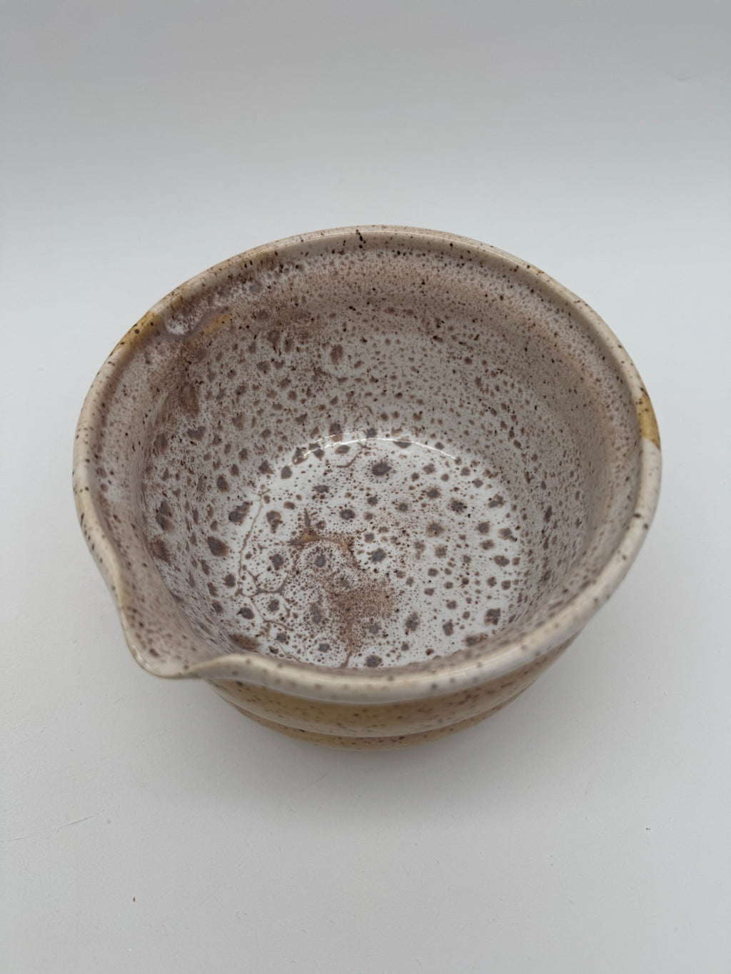 Ceramic large hyacinth speckle matcha bowl A206