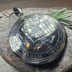Archangel Gabriel Sigil Pendant in Sterling Silver