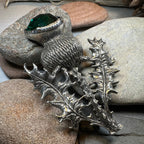 Bold Scottish Thistle Brooch