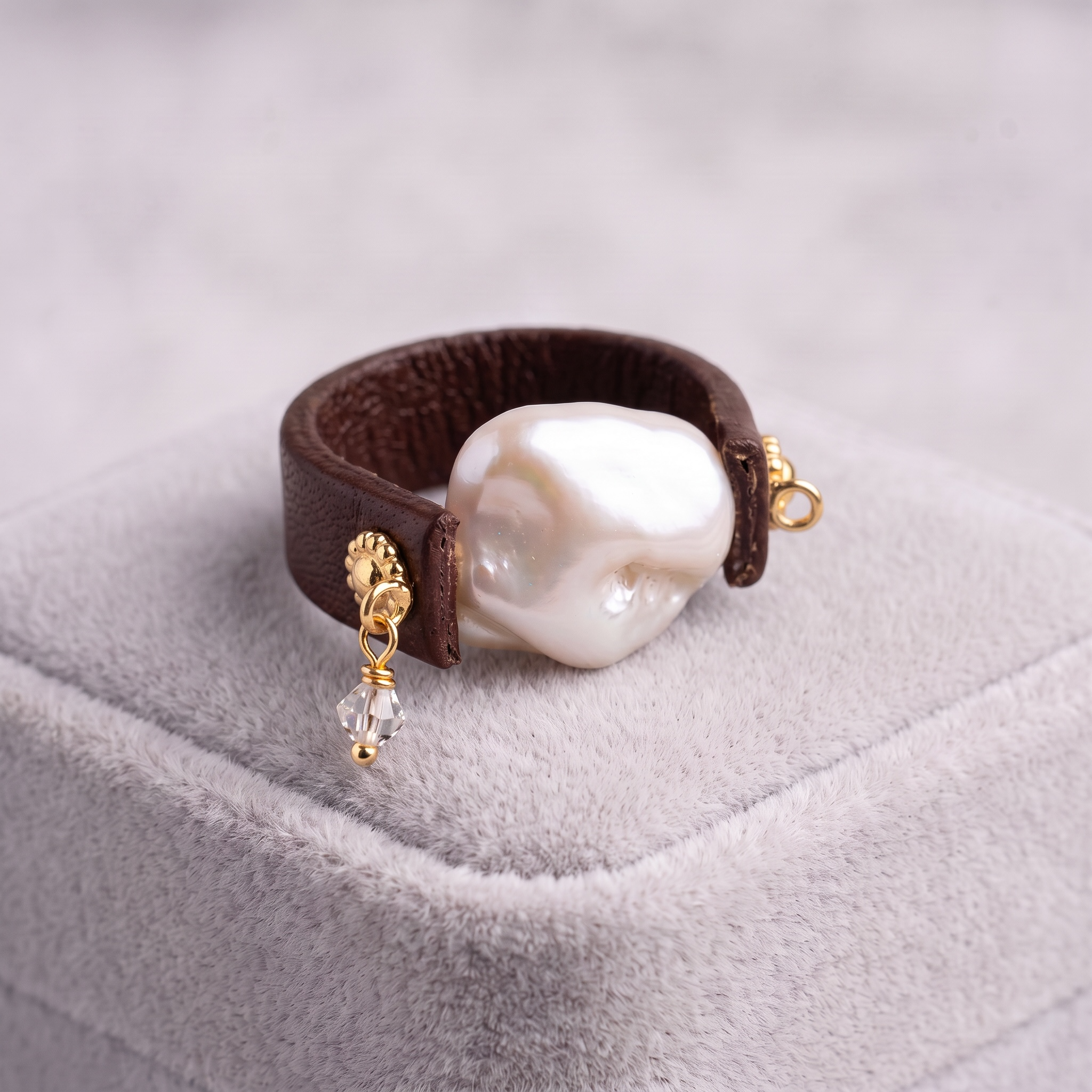 Barocco Faux Pearl Ring