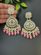 Kundan earrings by Kurti Connection USA