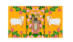 5x8 Feet Fabric Reusable Lord Krisha's Backdrop Banner for Janmashtami, Baby Shower or any Auspicious Occasions or pooja (1005)