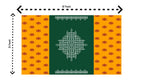 5x8 Feet Fabric Reusable Muggu or Kolam Backdrop Banner for Wedding, Seemantham Ceremony, Muggu Housewarming, any Auspicious occasions or pooja (1007)