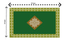 5x8 Feet Fabric Reusable Muggu or Kolam Backdrop Banner for Wedding, Seemantham Ceremony,Housewarming, any Auspicious occasions or pooja (1016)