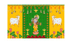 5x8 Feet Fabric Reusable Lord Krisha's Backdrop Banner for Janmashtami, Baby Shower or any Auspicious Occasions or pooja (1020)