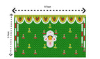 5x8 Feet Durga Fabric Reusable Backdrop Banner for Durga Pooja/Navratri (1036)
