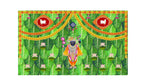 5x8 Feet Fabric Reusable Lord Krisha's Backdrop Banner for Janmashtami, Baby Shower or any Auspicious Occasions or pooja (1063)