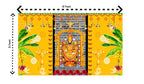 5x8 Feet Fabric Reusable Lord Venkateswara or Balaji Namam Backdrop Banner for South Indian Occasions like South indian Wedding, Pooja (1068)
