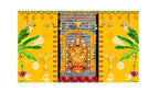 5x8 Feet Fabric Reusable Lord Venkateswara or Balaji Namam Backdrop Banner for South Indian Occasions like South indian Wedding, Pooja (1068)