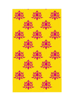 8x5 Feet Fabric Reusable Big Lotus Backdrop Banner for Wedding, Seemantham Ceremony,Housewarming, any Auspicious occasions (1076)
