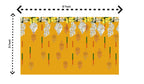 5x8 Feet Fabric Reusable Backdrop Banner for Wedding, Seemantham Ceremony, Housewarming, any Auspicious Occasions or pooja (1080)