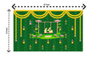 5x8 Feet Fabric Reusable Backdrop Banner for Baby shower (1128)