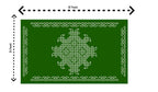 5x8 Feet Fabric Reusable Muggu or Kolam Backdrop Banner for Wedding, Seemantham Ceremony, Housewarming, any Auspicious occasions or pooja (1135)