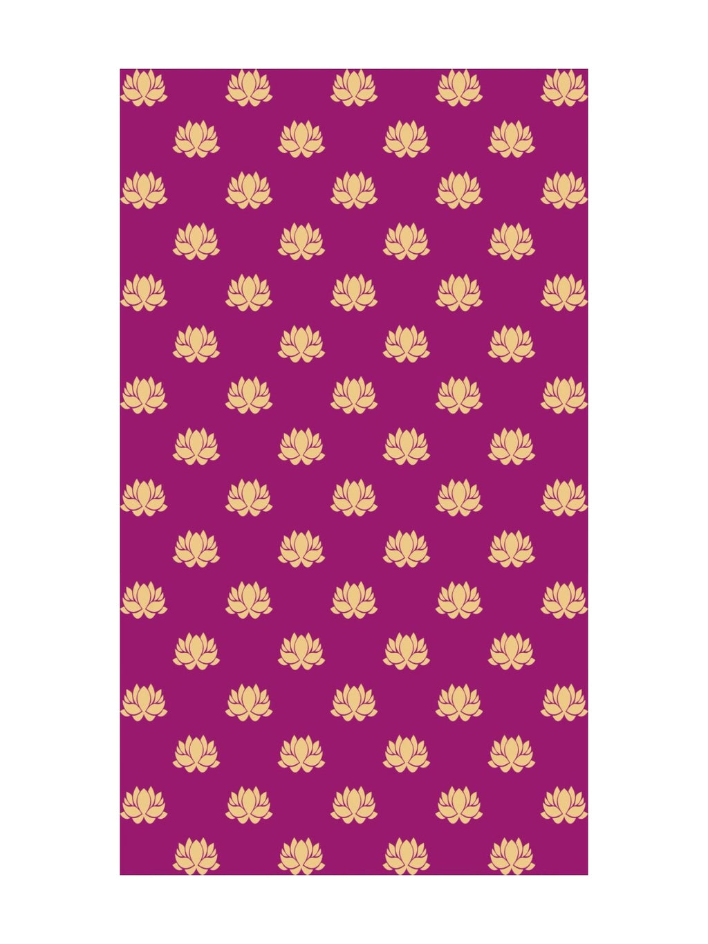 8x5 Feet Fabric Reusable Big Lotus Backdrop Banner for Wedding, Seemantham Ceremony, Housewarming, any Auspicious occasions (1318)