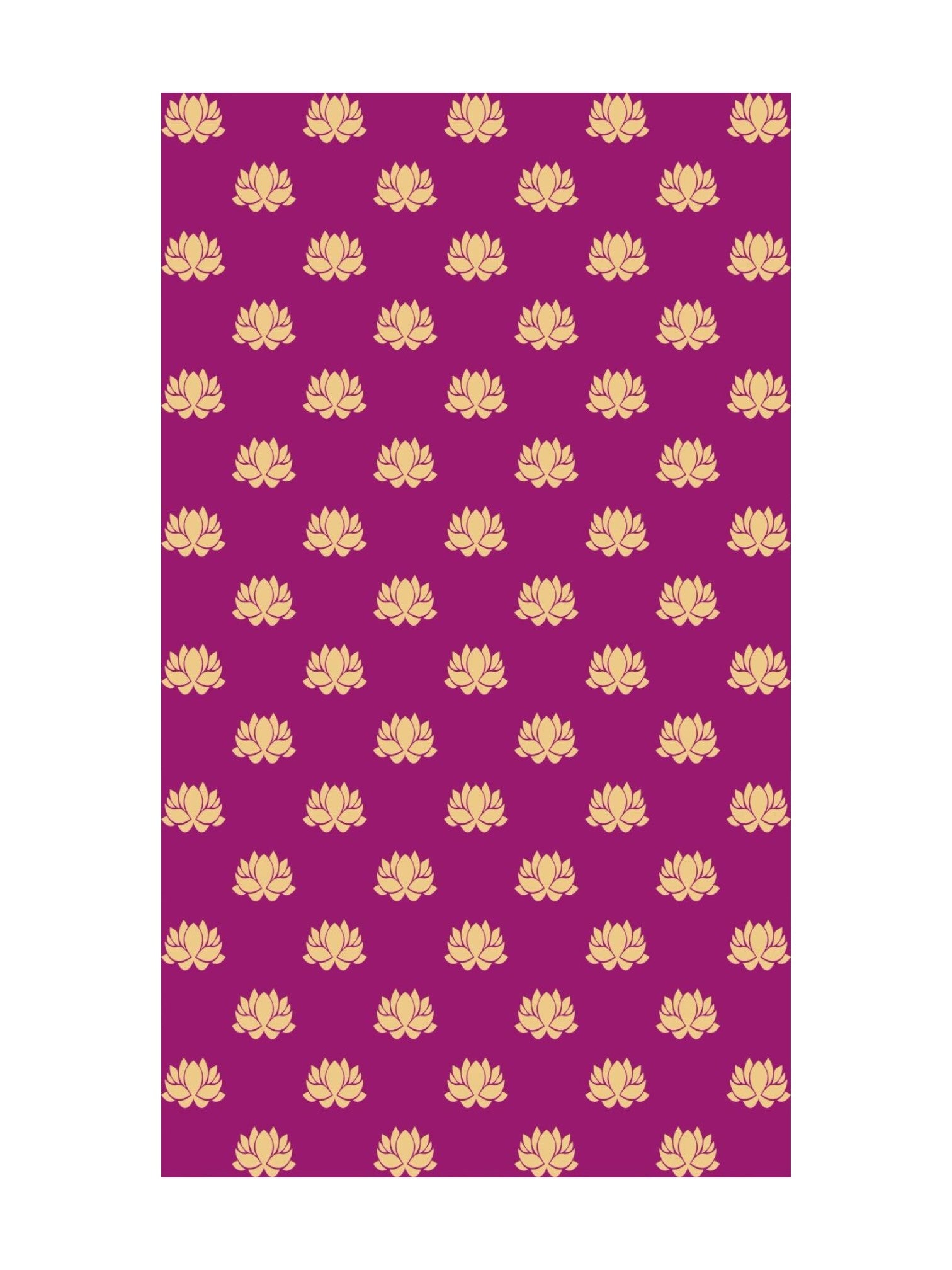 8x5 Feet Fabric Reusable Big Lotus Backdrop Banner for Wedding, Seemantham Ceremony, Housewarming, any Auspicious occasions (1318)