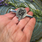 Highland Stag Pewter Tie Bar for Men - Handmade in Scotland