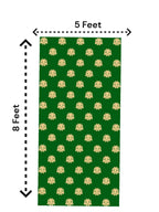 8x5 Feet Fabric Reusable Big Lotus Backdrop Banner for Wedding, Seemantham Ceremony, Housewarming, any Auspicious occasions (AS1074)