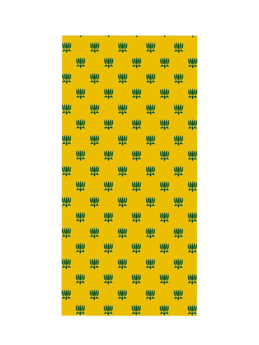 8x5 Feet Fabric Reusable Small Lotus Backdrop Banner for Wedding, Seemantham Ceremony,Housewarming, any Auspicious occasions (AS1076))