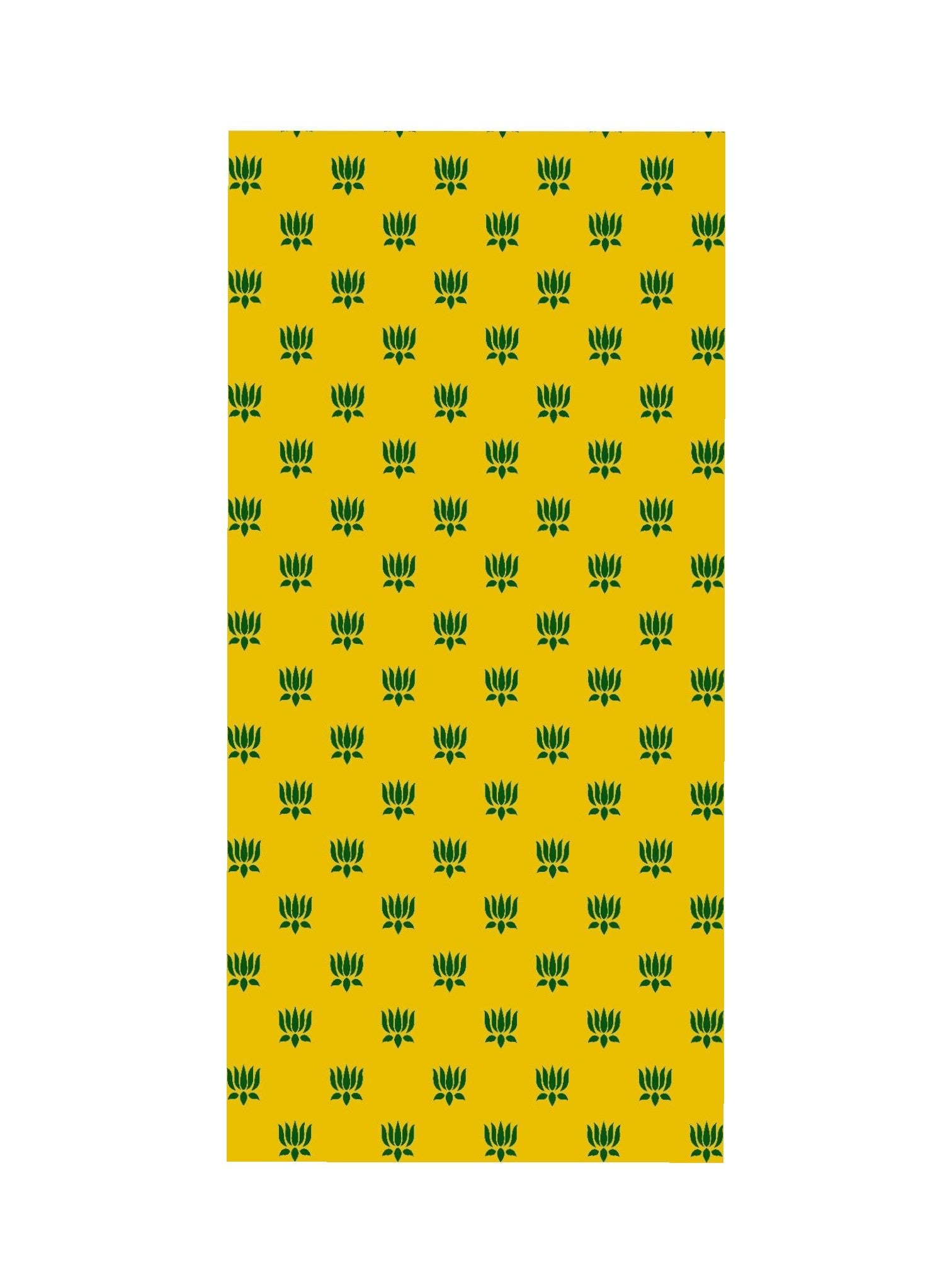 8x5 Feet Fabric Reusable Small Lotus Backdrop Banner for Wedding, Seemantham Ceremony,Housewarming, any Auspicious occasions (AS1076))