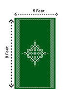 8x5 Feet Fabric Reusable Muggu or Kolam Backdrop Banner for Wedding, Seemantham Ceremony, Housewarming, any Auspicious occasions or pooja (AS1117)