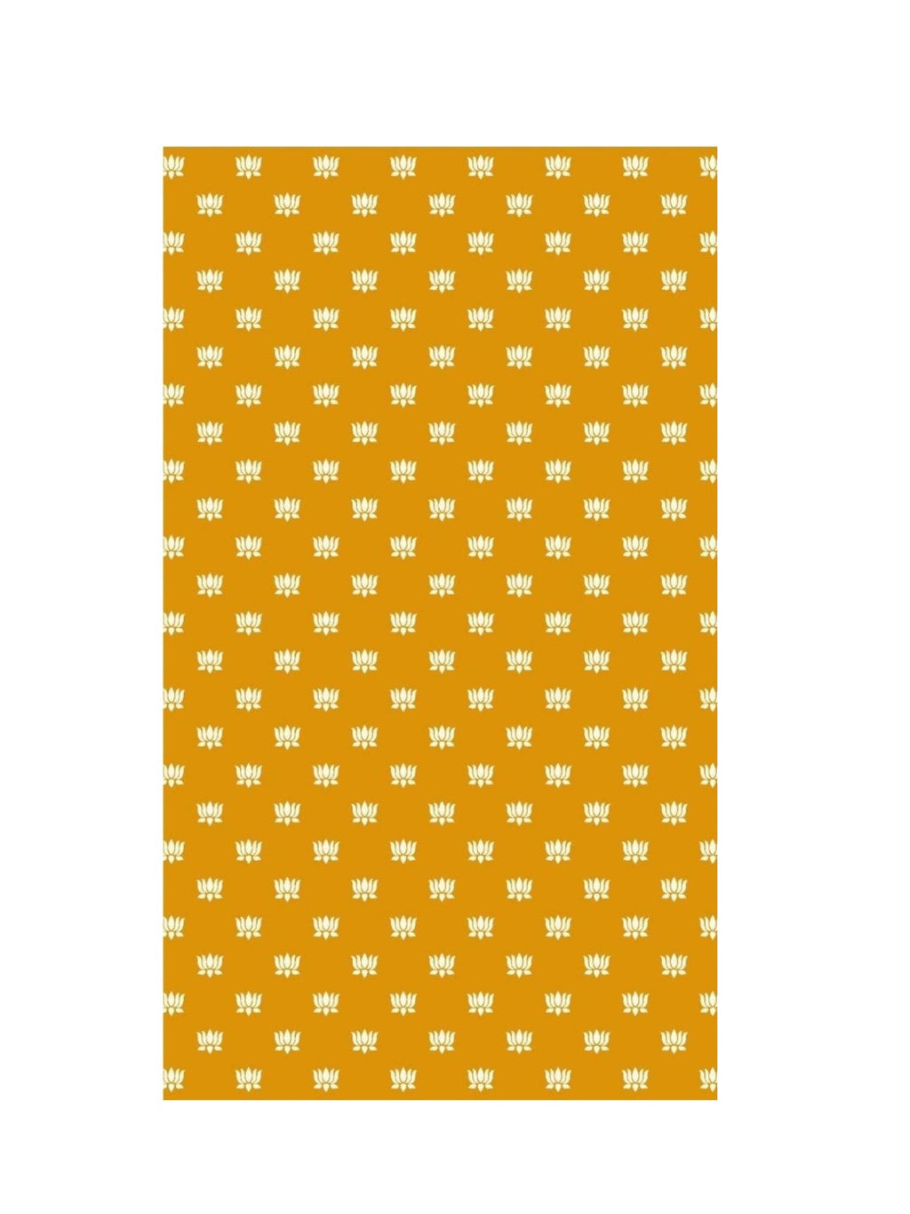 8x5 Feet Fabric Reusable Small Lotus Backdrop Banner for Wedding, Seemantham Ceremony,Housewarming, any Auspicious occasions (AS1159))