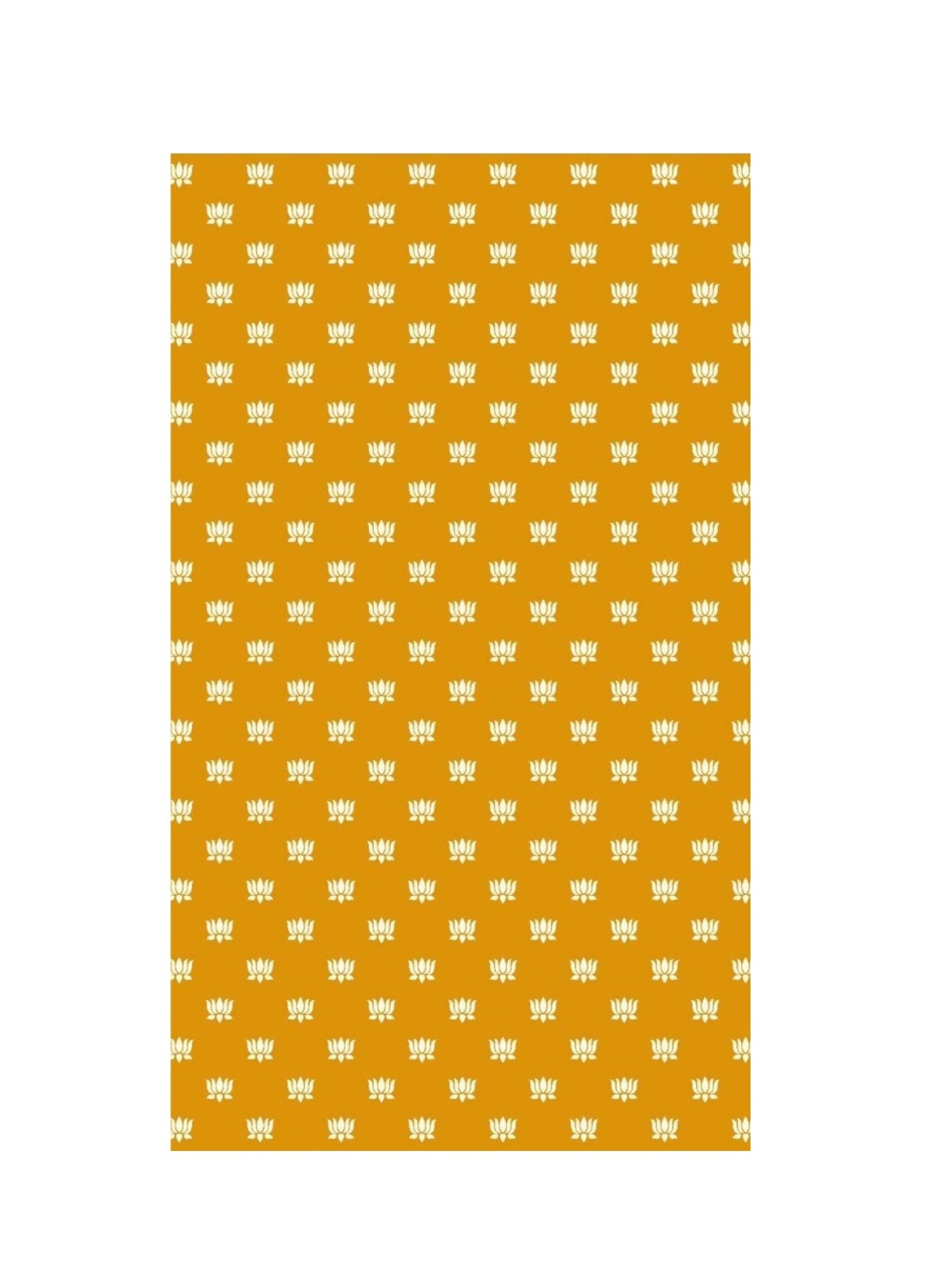 8x5 Feet Fabric Reusable Small Lotus Backdrop Banner for Wedding, Seemantham Ceremony,Housewarming, any Auspicious occasions (AS1159))
