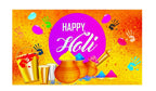 5x8 Feet Fabric Reusable  Happy Holi Backdrop Banner for Holi Festival (AS1225)