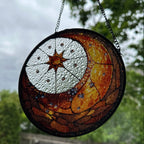 Crescent Moon & Sun Suncatcher