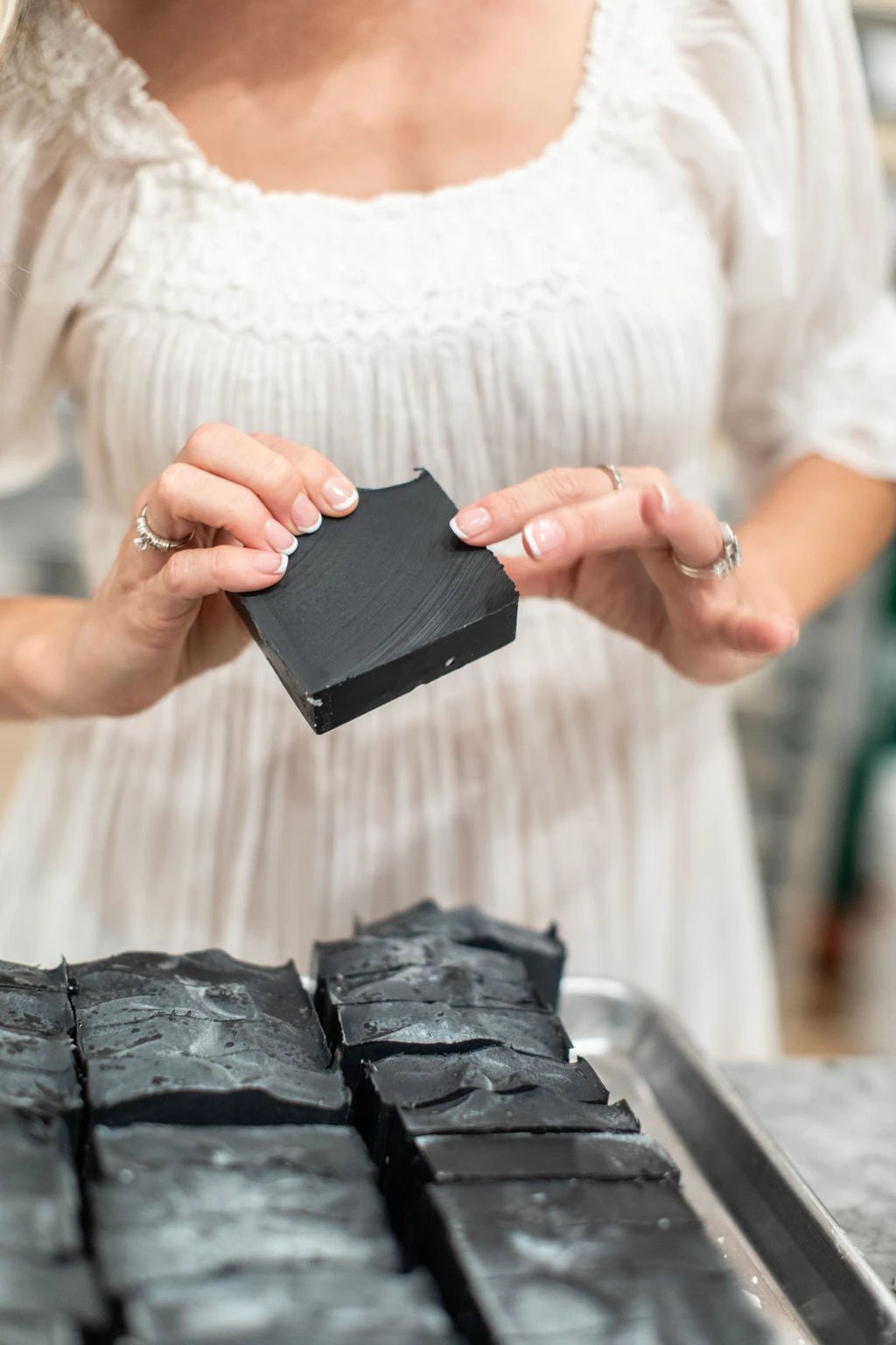 Clarifying Charcoal Bar Handmade Tallow and Goat Milk Soap Bar by Pretty farm girl