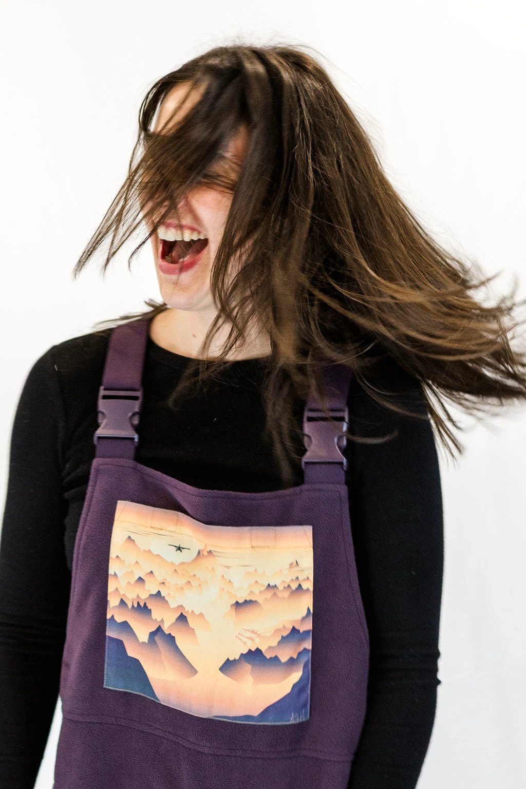 Spread Your Wings Fleece Overalls by wearswoop.com
