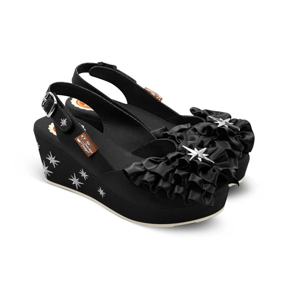 Chocolaticas® Bellanoire Women's Sandal by Hot Chocolate Design