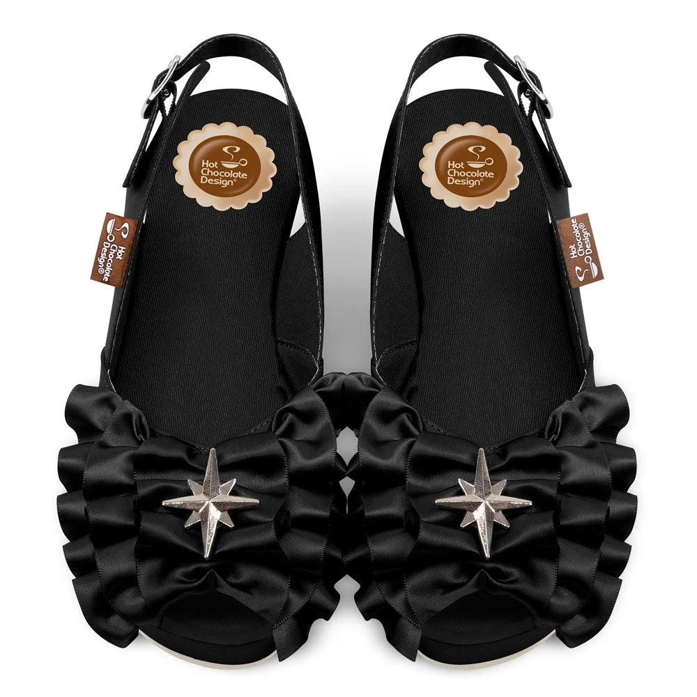Chocolaticas® Bellanoire Women's Sandal by Hot Chocolate Design