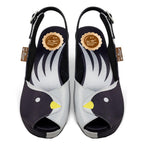 Chocolaticas® Black Birds Women's Sandal by Hot Chocolate Design