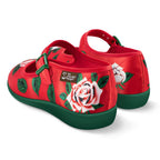 Chocolaticas® Blossom Shine Women's Mary Jane Flat by Hot Chocolate Design